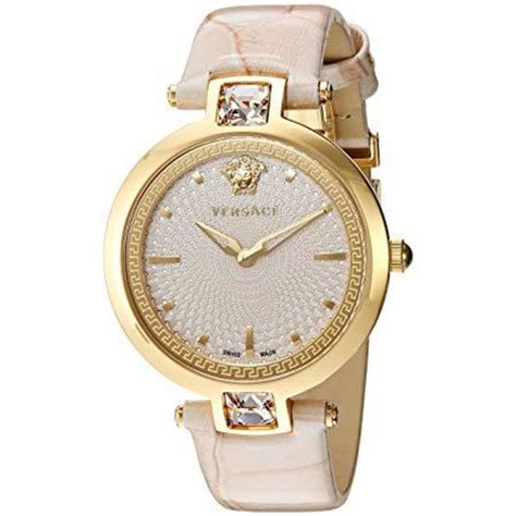 versace women's crystal gleam model van050016|Versace Crystal Gleam Quartz White Dial Ladies Watch VAN06 .